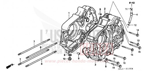 CARTER MOTEUR XR50R3 de 2003